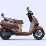 TVS iQube 3.1 kWh electric scooter front three-quarter view